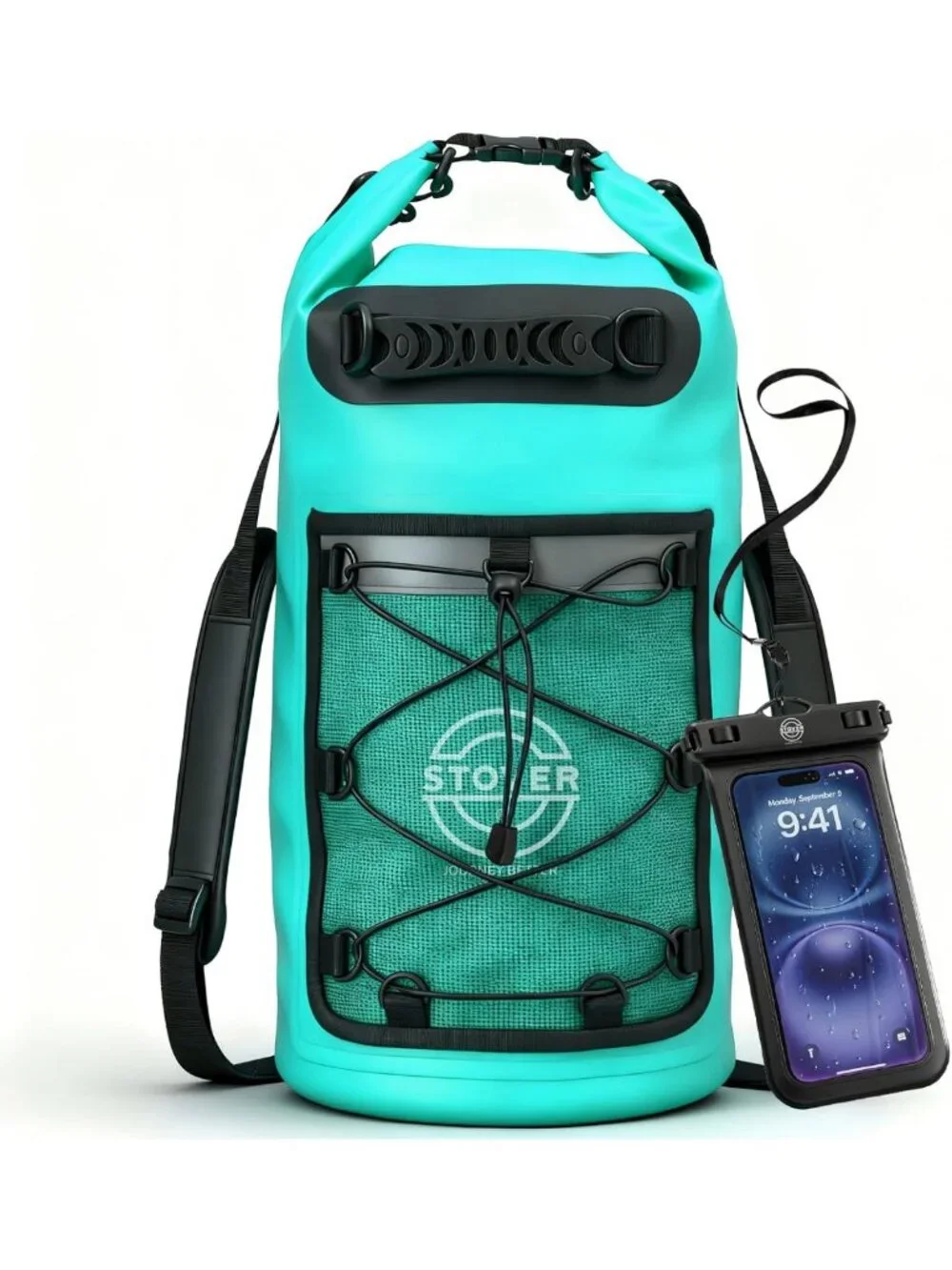 Waterproof Dry Backpack & Phone Case - Heavy-Duty Floating Bag for Kayaking